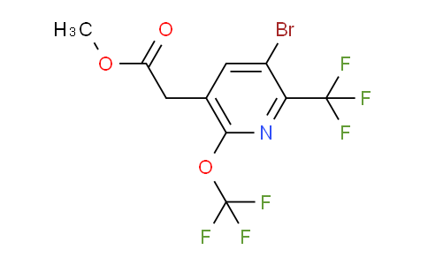 AM75214 | 1804006-89-0 | Methyl 3-bromo-6-(trifluoromethoxy)-2-(trifluoromethyl)pyridine-5-acetate