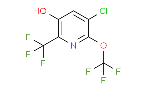 3-Chloro-5-hydroxy-2-(trifluoromethoxy)-6-(trifluoromethyl)pyridine