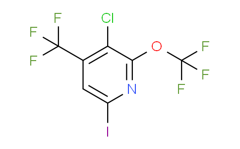 3-Chloro-6-iodo-2-(trifluoromethoxy)-4-(trifluoromethyl)pyridine