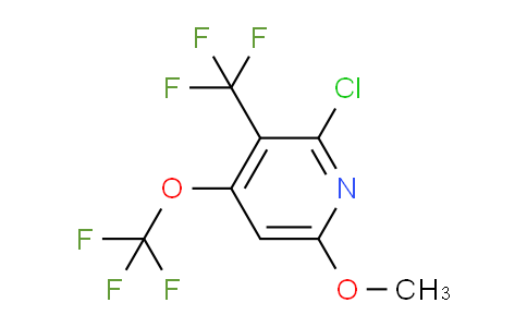 AM75240 | 1806167-15-6 | 2-Chloro-6-methoxy-4-(trifluoromethoxy)-3-(trifluoromethyl)pyridine