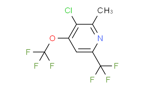 AM75243 | 1804553-24-9 | 3-Chloro-2-methyl-4-(trifluoromethoxy)-6-(trifluoromethyl)pyridine