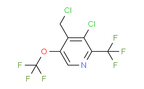 AM75261 | 1804322-42-6 | 3-Chloro-4-(chloromethyl)-5-(trifluoromethoxy)-2-(trifluoromethyl)pyridine