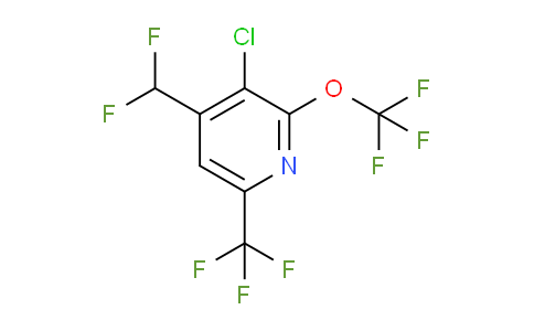 AM75271 | 1804326-91-7 | 3-Chloro-4-(difluoromethyl)-2-(trifluoromethoxy)-6-(trifluoromethyl)pyridine