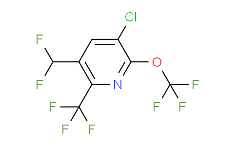 AM75272 | 1804326-97-3 | 3-Chloro-5-(difluoromethyl)-2-(trifluoromethoxy)-6-(trifluoromethyl)pyridine