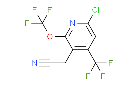 AM75275 | 1804764-57-5 | 6-Chloro-2-(trifluoromethoxy)-4-(trifluoromethyl)pyridine-3-acetonitrile