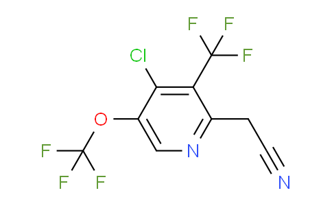 AM75277 | 1804794-58-8 | 4-Chloro-5-(trifluoromethoxy)-3-(trifluoromethyl)pyridine-2-acetonitrile