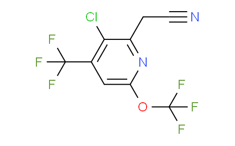 AM75279 | 1804627-69-7 | 3-Chloro-6-(trifluoromethoxy)-4-(trifluoromethyl)pyridine-2-acetonitrile
