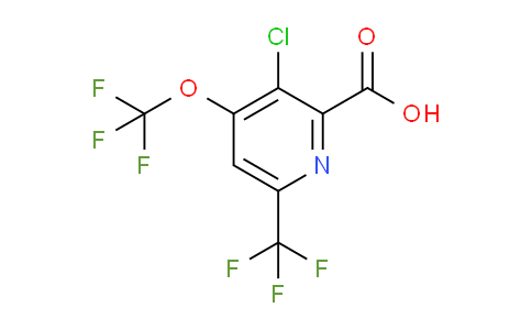 3-Chloro-4-(trifluoromethoxy)-6-(trifluoromethyl)pyridine-2-carboxylic acid