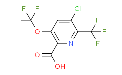 3-Chloro-5-(trifluoromethoxy)-2-(trifluoromethyl)pyridine-6-carboxylic acid