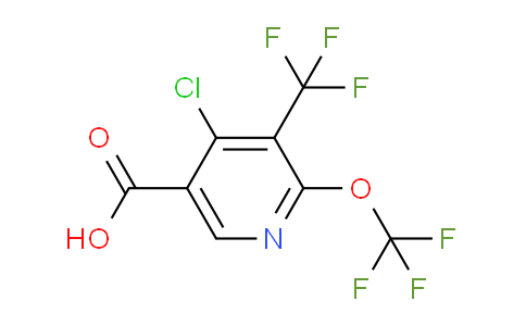 4-Chloro-2-(trifluoromethoxy)-3-(trifluoromethyl)pyridine-5-carboxylic acid
