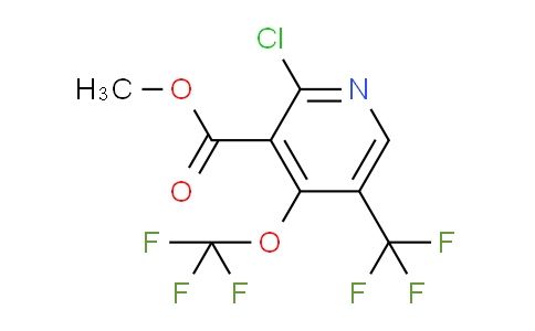 Methyl 2-chloro-4-(trifluoromethoxy)-5-(trifluoromethyl)pyridine-3-carboxylate