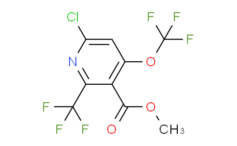 AM75289 | 1804660-94-3 | Methyl 6-chloro-4-(trifluoromethoxy)-2-(trifluoromethyl)pyridine-3-carboxylate