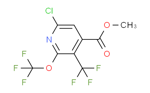 AM75291 | 1804796-43-7 | Methyl 6-chloro-2-(trifluoromethoxy)-3-(trifluoromethyl)pyridine-4-carboxylate