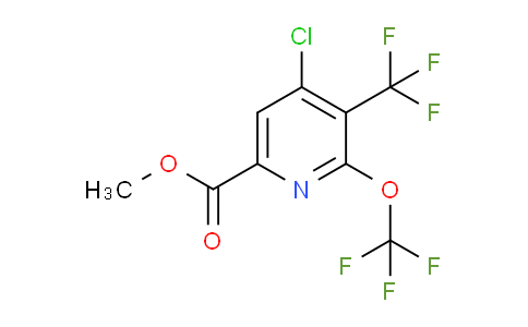 AM75292 | 1806202-60-7 | Methyl 4-chloro-2-(trifluoromethoxy)-3-(trifluoromethyl)pyridine-6-carboxylate
