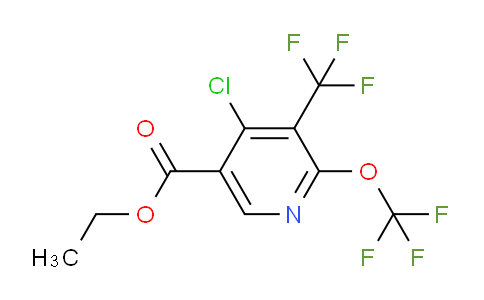 AM75298 | 1805941-02-9 | Ethyl 4-chloro-2-(trifluoromethoxy)-3-(trifluoromethyl)pyridine-5-carboxylate