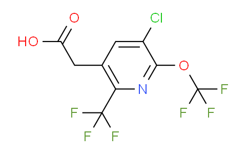 AM75303 | 1804558-24-4 | 3-Chloro-2-(trifluoromethoxy)-6-(trifluoromethyl)pyridine-5-acetic acid