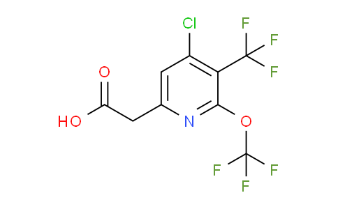 AM75305 | 1806202-86-7 | 4-Chloro-2-(trifluoromethoxy)-3-(trifluoromethyl)pyridine-6-acetic acid