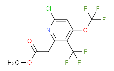 AM75306 | 1804702-85-9 | Methyl 6-chloro-4-(trifluoromethoxy)-3-(trifluoromethyl)pyridine-2-acetate