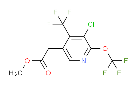 AM75307 | 1803650-25-0 | Methyl 3-chloro-2-(trifluoromethoxy)-4-(trifluoromethyl)pyridine-5-acetate