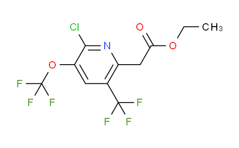 AM75310 | 1804797-46-3 | Ethyl 2-chloro-3-(trifluoromethoxy)-5-(trifluoromethyl)pyridine-6-acetate