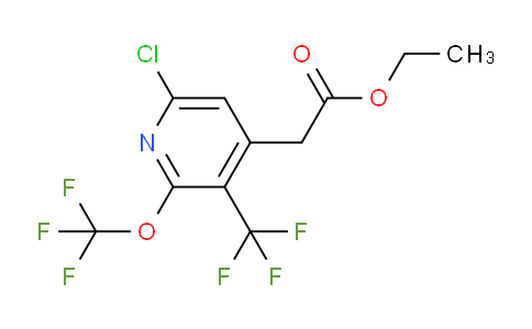 AM75311 | 1804327-49-8 | Ethyl 6-chloro-2-(trifluoromethoxy)-3-(trifluoromethyl)pyridine-4-acetate