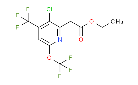 AM75314 | 1803966-99-5 | Ethyl 3-chloro-6-(trifluoromethoxy)-4-(trifluoromethyl)pyridine-2-acetate