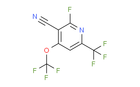AM75319 | 1804780-71-9 | 3-Cyano-2-fluoro-4-(trifluoromethoxy)-6-(trifluoromethyl)pyridine