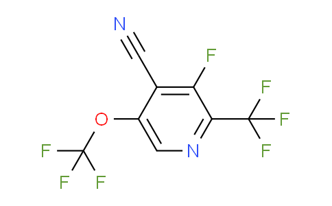 AM75321 | 1803702-54-6 | 4-Cyano-3-fluoro-5-(trifluoromethoxy)-2-(trifluoromethyl)pyridine