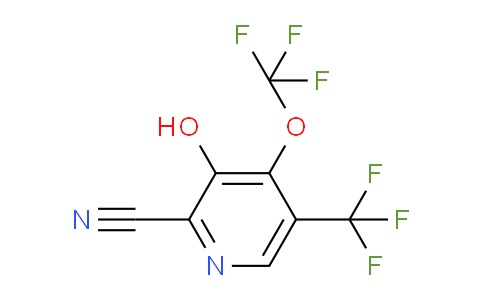 2-Cyano-3-hydroxy-4-(trifluoromethoxy)-5-(trifluoromethyl)pyridine