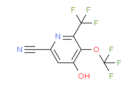 6-Cyano-4-hydroxy-3-(trifluoromethoxy)-2-(trifluoromethyl)pyridine