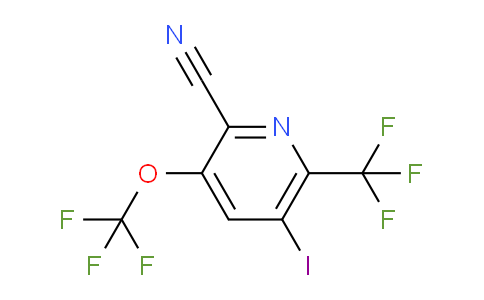 AM75331 | 1806203-03-1 | 2-Cyano-5-iodo-3-(trifluoromethoxy)-6-(trifluoromethyl)pyridine