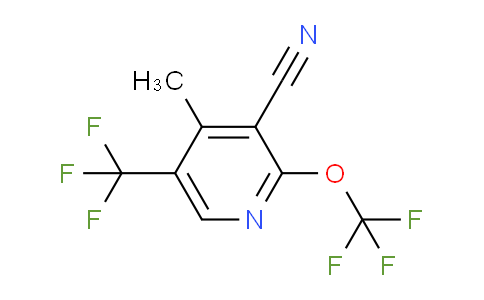 AM75342 | 1804727-79-4 | 3-Cyano-4-methyl-2-(trifluoromethoxy)-5-(trifluoromethyl)pyridine