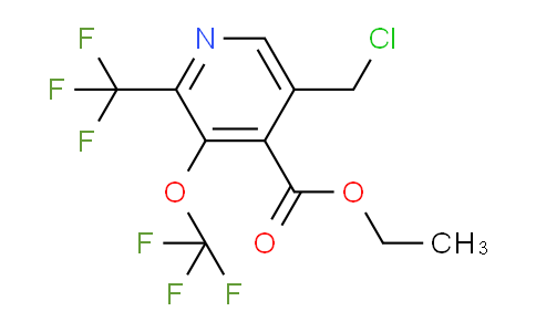 AM75374 | 1805308-73-9 | Ethyl 5-(chloromethyl)-3-(trifluoromethoxy)-2-(trifluoromethyl)pyridine-4-carboxylate