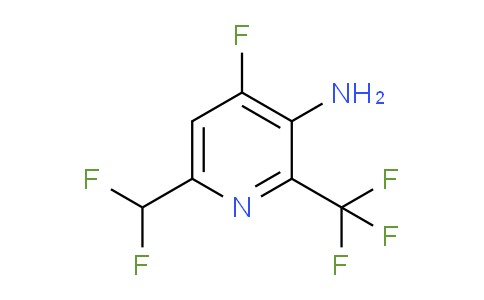 AM75376 | 1805335-23-2 | 3-Amino-6-(difluoromethyl)-4-fluoro-2-(trifluoromethyl)pyridine