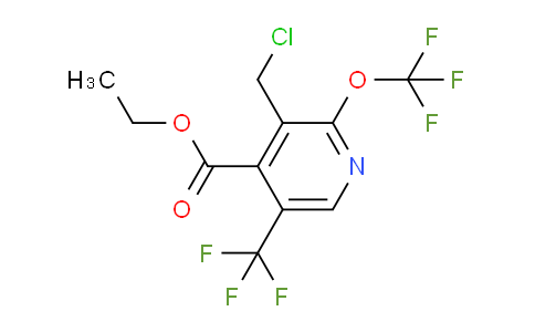 AM75383 | 1805031-74-6 | Ethyl 3-(chloromethyl)-2-(trifluoromethoxy)-5-(trifluoromethyl)pyridine-4-carboxylate