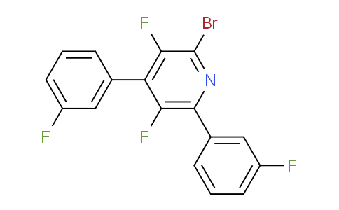 AM75452 | 1214371-16-0 | 2-Bromo-3,5-difluoro-4,6-bis(3-fluorophenyl)pyridine