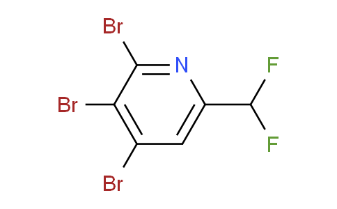 6-(Difluoromethyl)-2,3,4-tribromopyridine