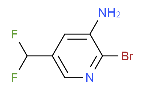AM75823 | 1804445-79-1 | 3-Amino-2-bromo-5-(difluoromethyl)pyridine