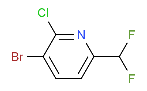 AM75845 | 1805221-46-8 | 3-Bromo-2-chloro-6-(difluoromethyl)pyridine