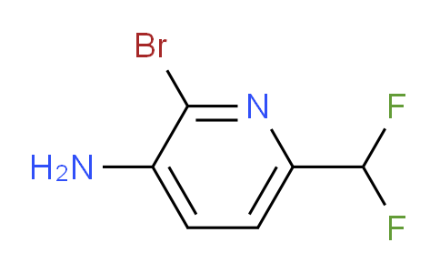 3-Amino-2-bromo-6-(difluoromethyl)pyridine