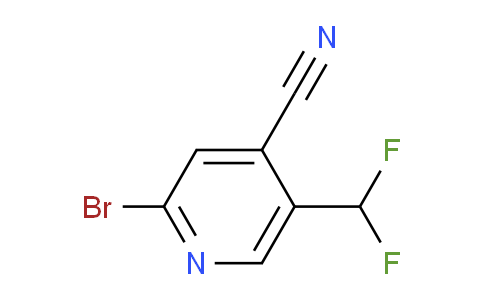 2-Bromo-4-cyano-5-(difluoromethyl)pyridine