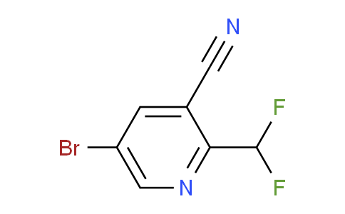 5-Bromo-3-cyano-2-(difluoromethyl)pyridine