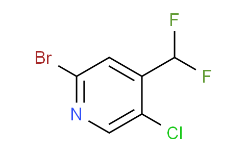 2-Bromo-5-chloro-4-(difluoromethyl)pyridine