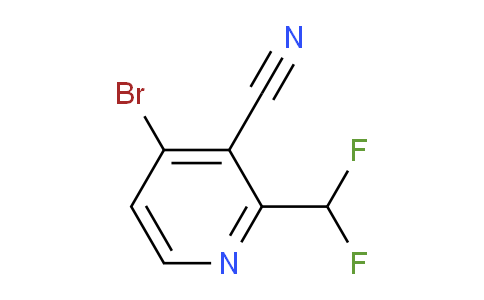 4-Bromo-3-cyano-2-(difluoromethyl)pyridine