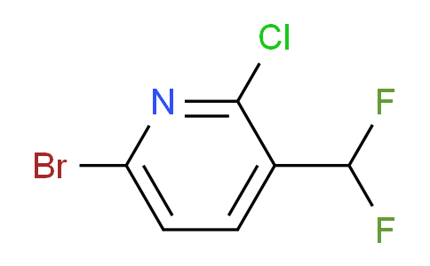 AM75879 | 1806011-18-6 | 6-Bromo-2-chloro-3-(difluoromethyl)pyridine