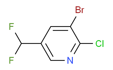 AM75880 | 71702-02-8 | 3-Bromo-2-chloro-5-(difluoromethyl)pyridine