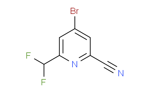 AM75903 | 1806781-20-3 | 4-Bromo-2-cyano-6-(difluoromethyl)pyridine