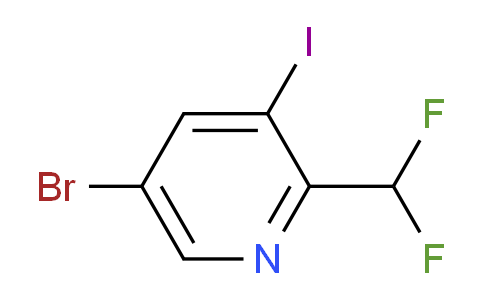 AM75916 | 1806781-59-8 | 5-Bromo-2-(difluoromethyl)-3-iodopyridine