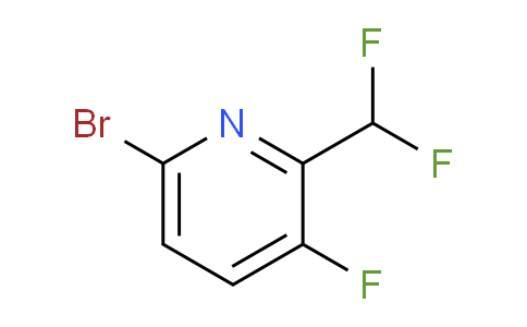 6-Bromo-2-(difluoromethyl)-3-fluoropyridine