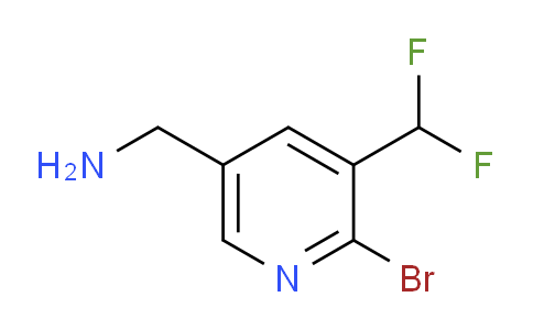 5-(Aminomethyl)-2-bromo-3-(difluoromethyl)pyridine